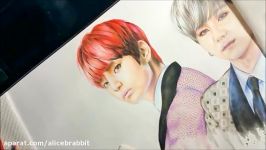 BTS  Kim Taehyung drawing