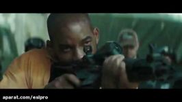 Suicide Squad movie scene  Deadshot shows his ability