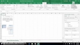 دانلود آموزش تحلیل داده ها بوسیله PivotTables در Excel