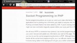 Socket Programming in PHP  Part 1