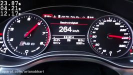 اخبار خودرو  ماکسیمم سرعت  Audi RS6