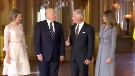 President Trump Melania Trump meets with King Philippe and Queen Mathilde of B