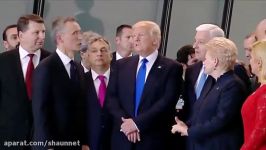 Donald Trump PUSHES a NATO Leader to Get to the Front of the Pack