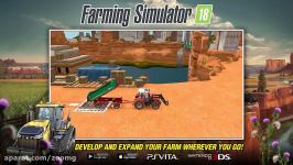 تریلر گیم پلی بازی Farming Simulator 18  زومجی