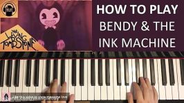 HOW TO PLAY  Bendy and the Ink Machine  The Living Tombstone Piano Tutorial Lesson