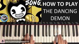 HOW TO PLAY  BENDY AND THE INK MACHINE  The Dancing Demon  TryHardNinja Piano Tutorial Lesson