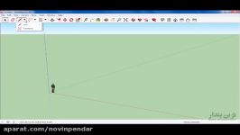 آموزش اسکچاپ 2017 Sketchup 2017 Part1 ترسیم خط