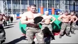 قدرت بدنیه سرباز روس 