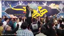 نیمه شعبان 96 مولودی خوانی حاج حسین عطایان