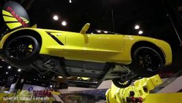 New FANUC M 2000iA1700L Robot Lifts Corvette Demonstrating Long Reach