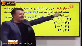 ریاضی کنکور موسسه حرف آخر حل تست نمودارها استاد منتظری