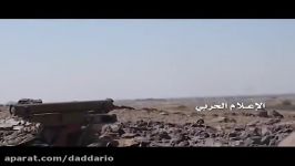 انهدام خودروی نظامی عربستان در جیزان موشک ضد زره