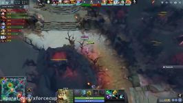 OG immortal Invoker supported by Pudge