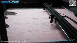 SIGN CNC laser engraving and cutting machine for textilefabric cutting
