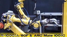 ARC Mate 100iC Welding Robot Performs Live Arc Weld  FANUC Robotics Industrial Automation