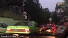 Time lapse video of driving in Tehran Elahieh Fereshteh