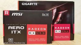 Тест AMD Radeon RX 550  обзор MSI RX 550 Aero ITX и Gigabyte RX 550 Gaming OC Review test