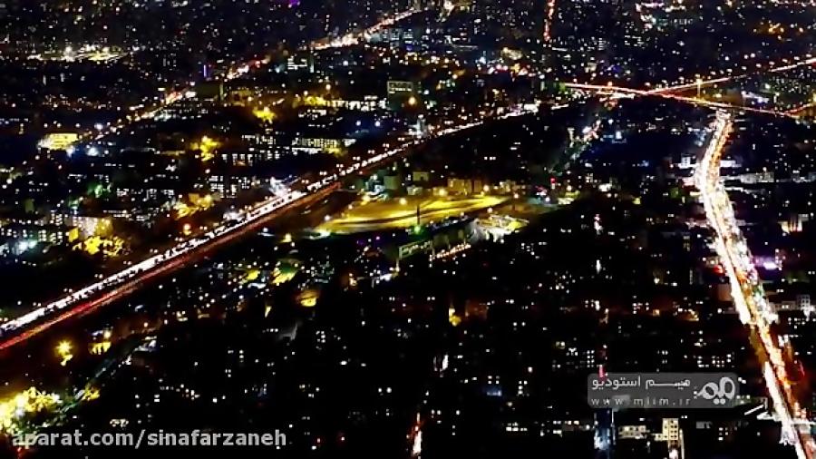 Tehran at Night Timelapse