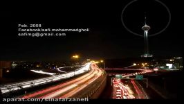 Tehran Milad Tower Time lapse