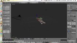BLENDER TUTORIAL How to make texture on any text in BLENDER