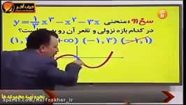 ریاضی کنکور موسسه حرف آخر حل تست نمودارها استاد منتظری