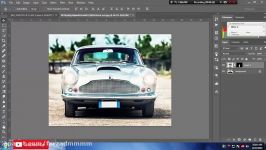 Photoshop Tutorial  Photo Manipulation Change Background As Old Car