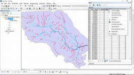 محاسبه تعداد آبراهه ها در ArcGIS