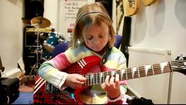 7 year old plays Sweet Child O Mine