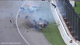 تصادف سنگین اسکات دیکسون در مسابقه ایندی ۵۰۰
