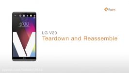 LG V20 باز بسته کردن جداسازی قطعات