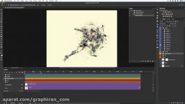 Gif Animated Ink Scribbles PS Action www.graphiran.com