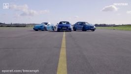 Audi TT RS vs BMW M2 vs Porsche 718 Cayman S fast lap shootout