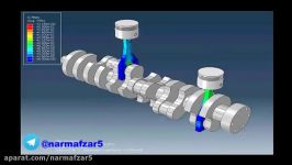 تحلیل دینامیکی المان محدود موتور در نرم افزار آباکوس