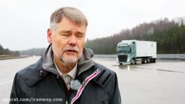 Volvo Trucks  Increased safety on slippery roads with Volvo Trucks Stretch Brake