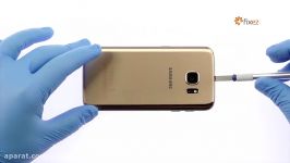 Samsung Galaxy S7 Edge باز بسته کردن تعویض ال سی دی