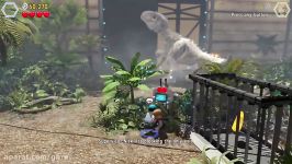 LEGO Jurassic World Video Game Walkthrough Gameplay Part 4  The Chase PS4