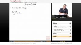 Solving Formulas  Algebra 1 with Educator.com