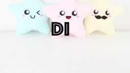 DIY Easy Kawaii Star Plush Pillows  Easy Room Decor