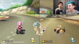 SLOWEST RACE EVER  Mario Kart w Ethan  Part 2