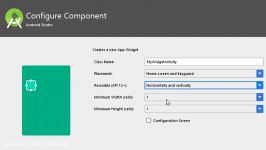 How to make Android Application Widget in Android Studio