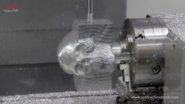 CNC Machining a Skull  5 Axis