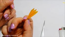 Ribbon Daisy flower tutorial