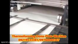 Thermoforming Dona Plate Machine 09219533381 09760060367