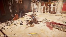 ویدیوی گیم پلی نبرد در Assassins Creed Origins زومجی