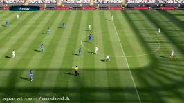 بهترین شوت کات دار بین 4 مدافع PES 2017