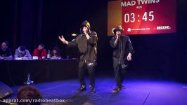 رادیو بیت باکس گروه MAD TWINZ حذفی GBB TT 2016