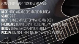 معرفی گیتار الکتریک Ibanez RGAIX 6 FM TGF