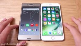 Sony Xperia XZ Premium vs iPhone 7 Plus  Speed Test