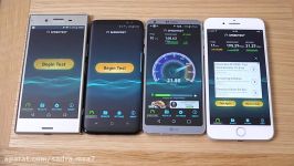 Sony Xperia XZ Premium vs Samsung Galaxy S8 vs LG G6 vs iPhone 7 Plus  Speed Test