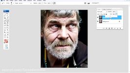 Tutorial How to make a dramatic portrait easily in Photoshop Slovak subtitles